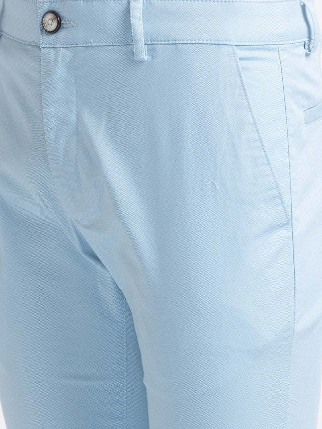 Colorplus Blue Printed Nuvo Fit Cotton Blend Trouser - Image 6