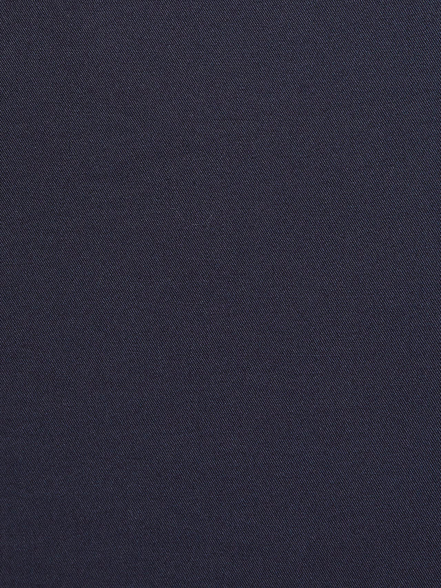Colorplus Blue Solid Piece Dyed Contemporary Fit Cotton Blend Trouser - Image 7
