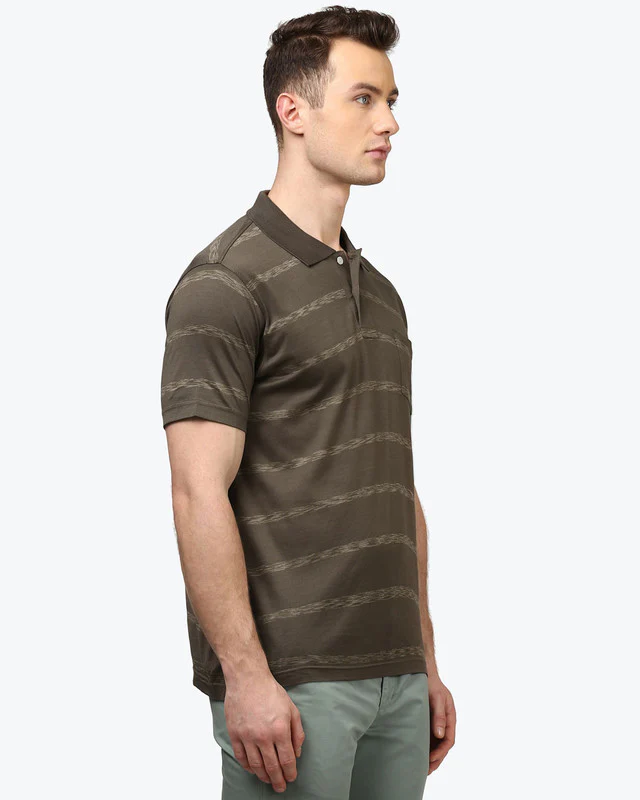 Colorplus Brown Classic Fit Cotton T-Shirt - Image 2