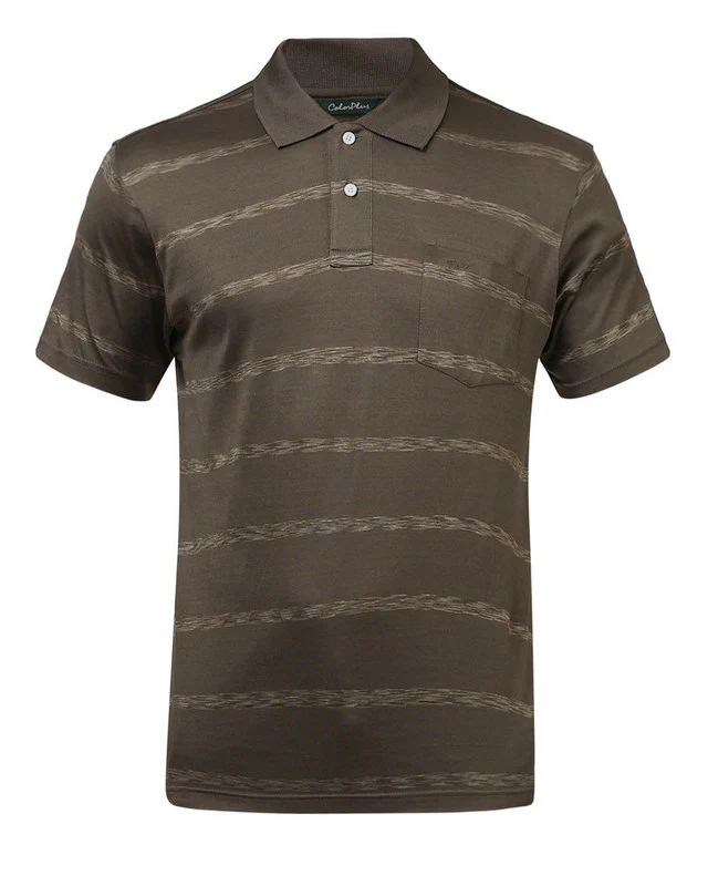 Colorplus Brown Classic Fit Cotton T-Shirt - Image 6