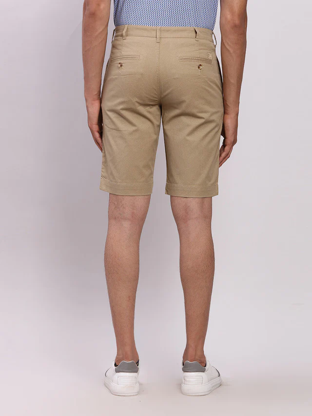 Colorplus Brown Printed Contemporary Fit Cotton Blend Shorts - Image 4