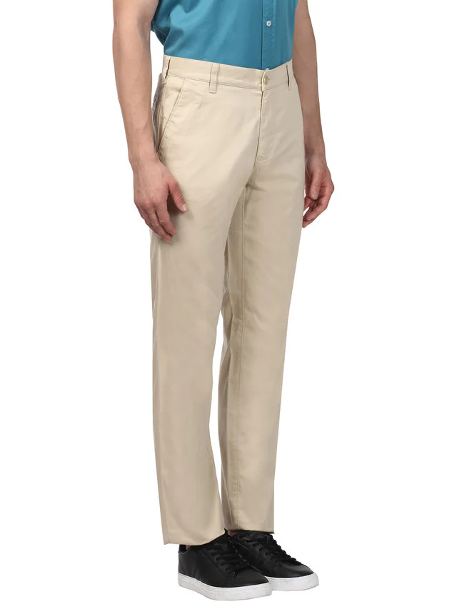 Colorplus Fawn Tailored Fit Cotton Trouser - Image 2