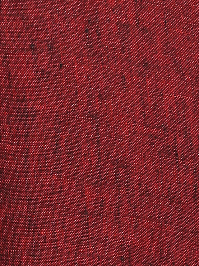 Colorplus Maroon Solid Classic Fit Linen Casual Shirt - Image 7