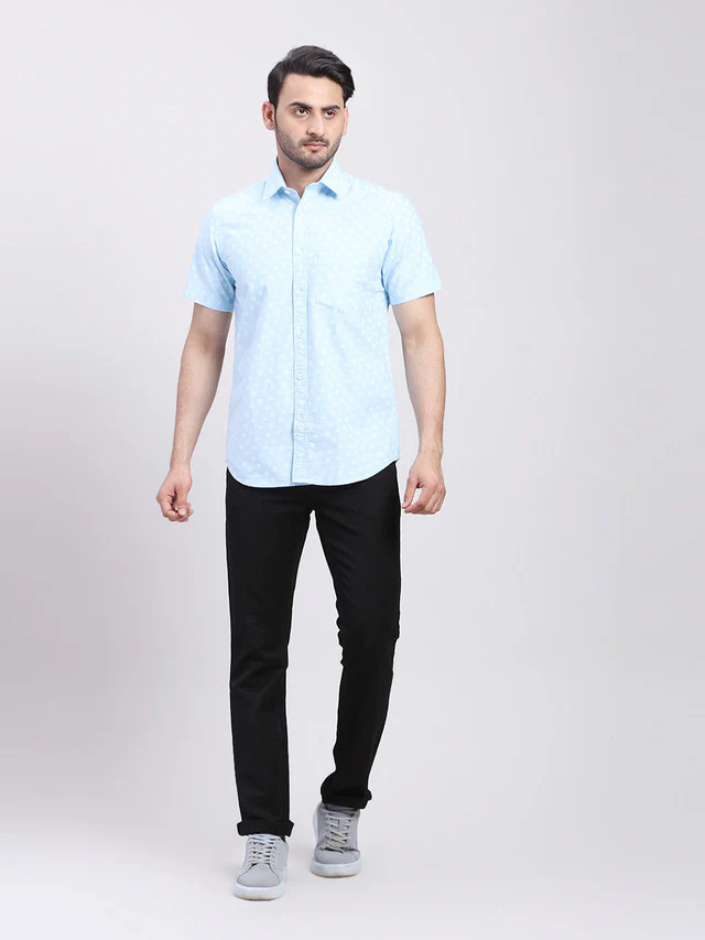 Colorplus Men Black Woven Design Slim Fit Jeans - Image 5