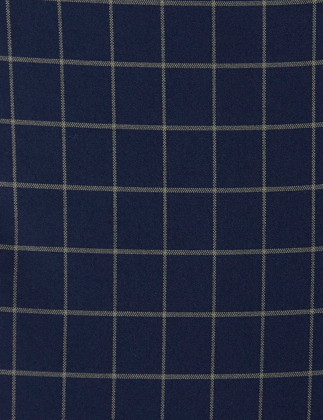 Colorplus Men Blue Printed Contemporary Fit Trouser - Image 7
