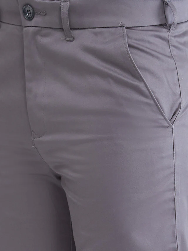 Colorplus Men Blue Solid Regular Fit Trouser - Image 7
