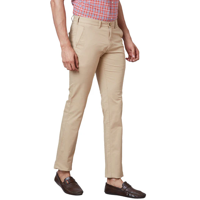 Colorplus Men Brown Solid Contemporary Fit Trouser - Image 2