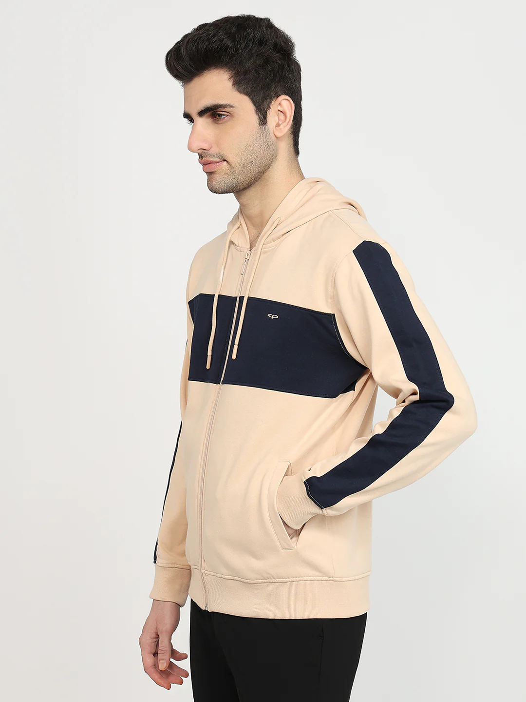 Colorplus Men Brown Solid Regular Fit Cotton Blend Sweatshirt - Image 2