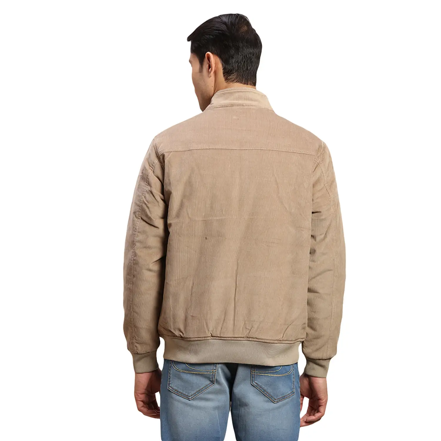 Colorplus Men Brown Solid Regular Fit Cotton Bomber Jacket - Image 4