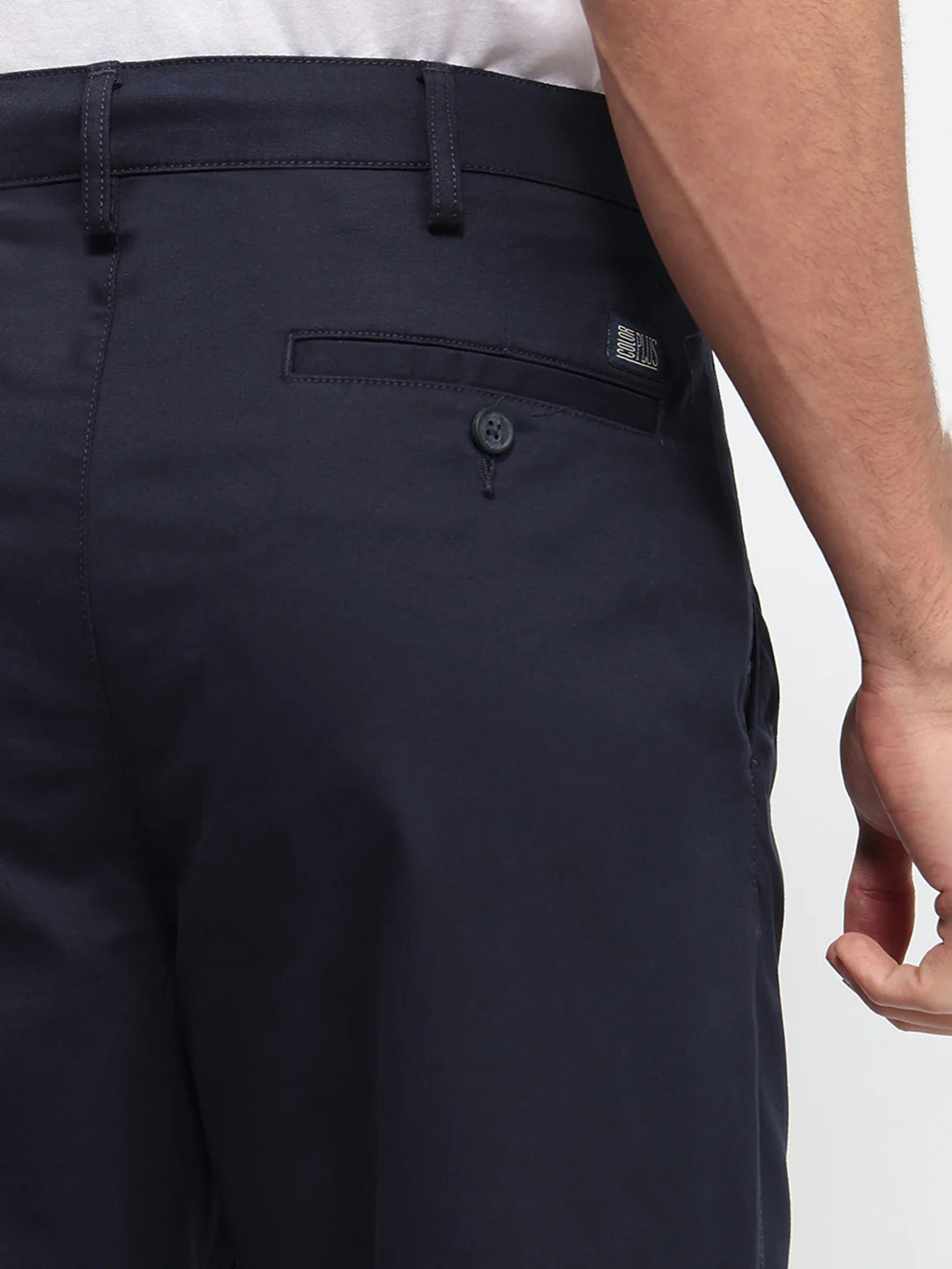 Colorplus Men Comfort Fit Twill Pattern Cotton Blend Double Pleat Trouser - Image 7
