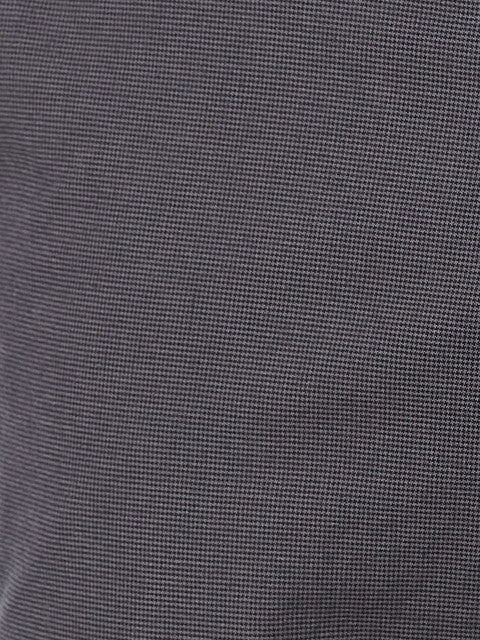 ColorPlus Men Grey Contemporary Fit Checks Trouser - Image 7
