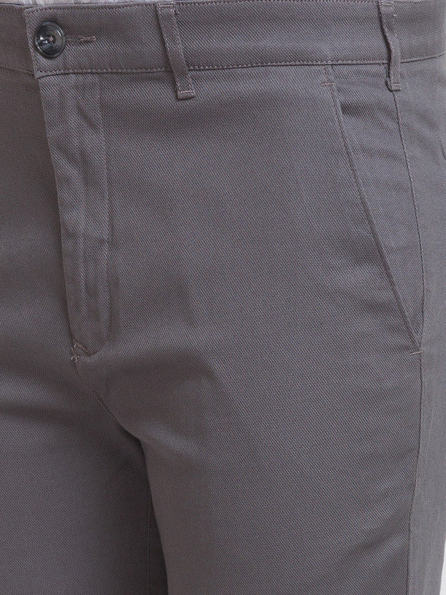 Colorplus Men Grey Self Design Tailored Fit Trouser - Image 6