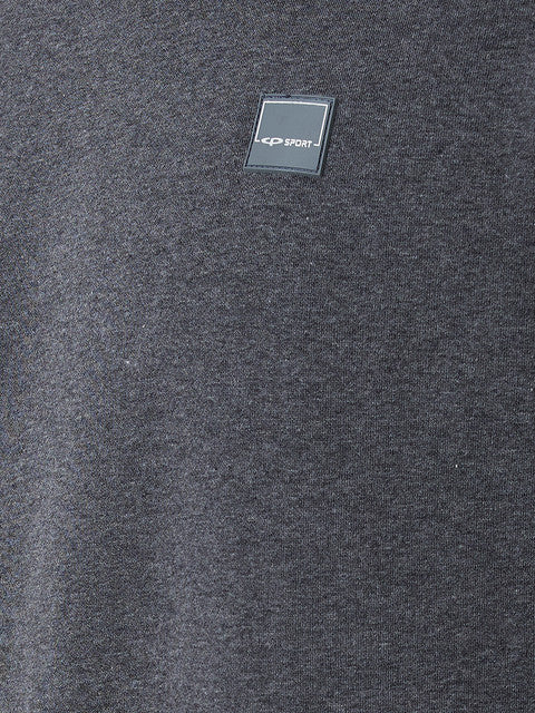 Colorplus Men Grey Solid Regular Fit Cotton Blend Sweatshirt - Image 6