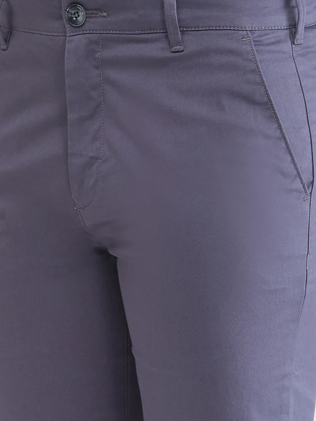Colorplus Men Grey Solid Regular Fit Trouser - Image 7