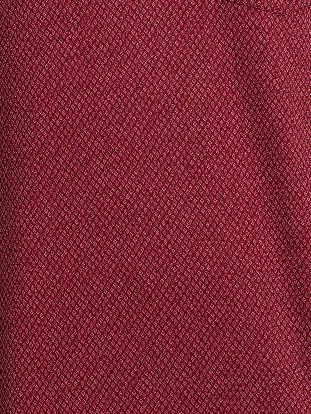 Colorplus Men Maroon Woven Design Tailored Fit Half Sleeve Polo Neck T-Shirt - Image 7