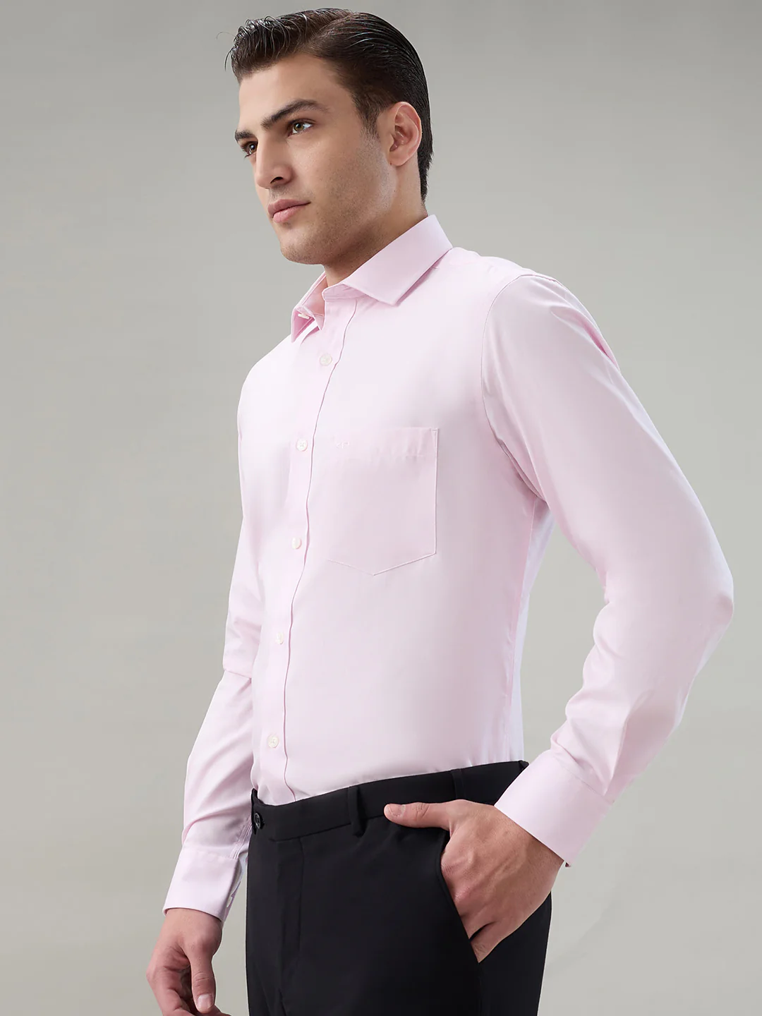 Colorplus Men Red Solid Regular Fit Cotton Casual Shirt - Image 3