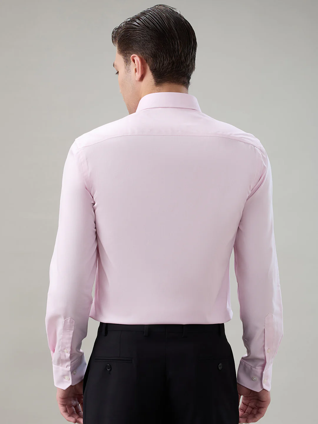 Colorplus Men Red Solid Regular Fit Cotton Casual Shirt - Image 4