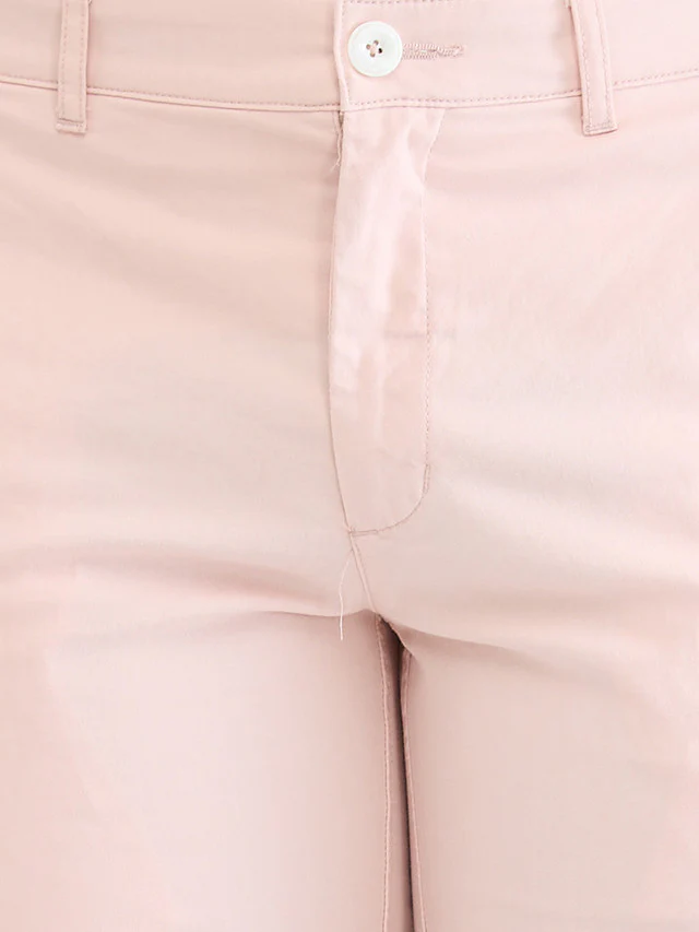Colorplus Peach Solid Piece Dyed Nuvo Fit Cotton Blend Trouser - Image 7
