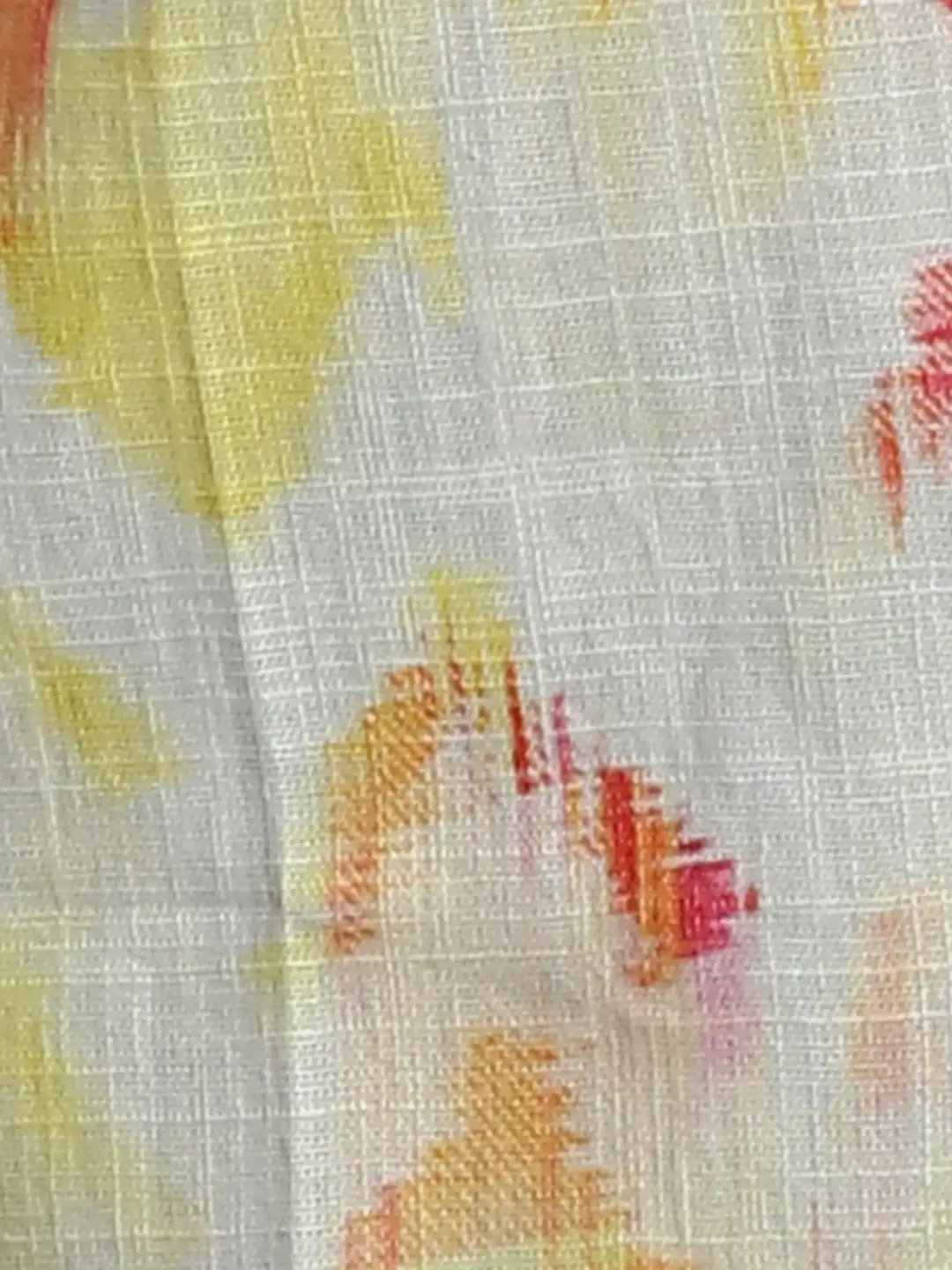 ColorPlus Regular Fit Printed Medium Yellow Shirt - Image 7