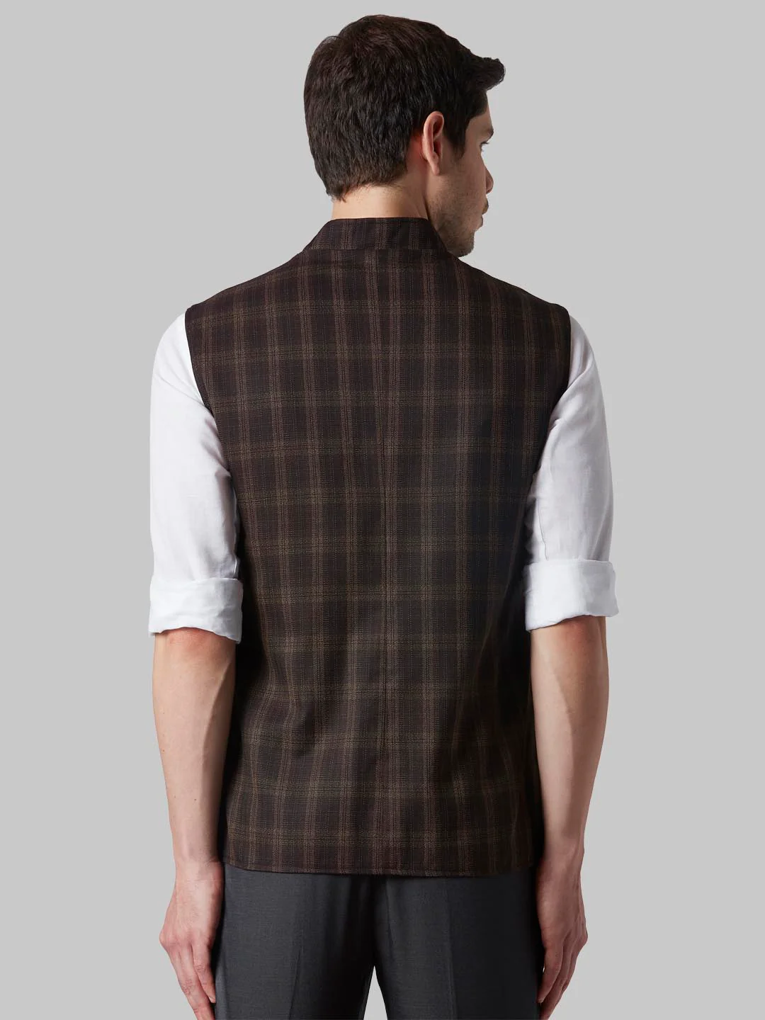 Dark Brown Waistcoat - Image 4
