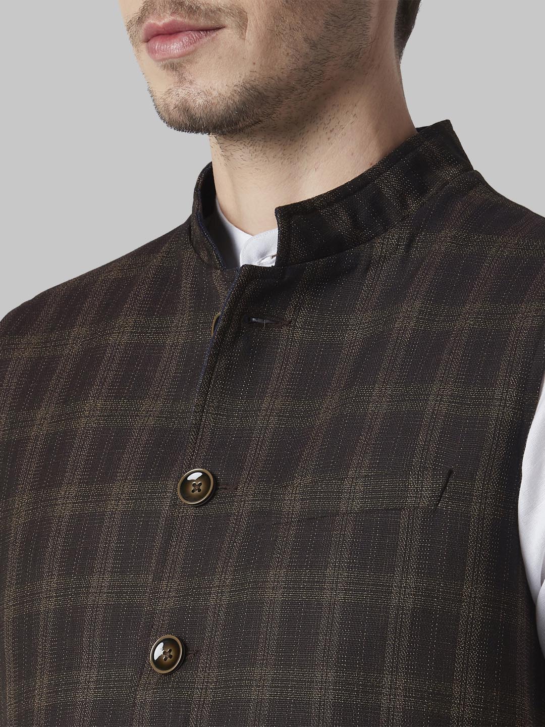 Dark Brown Waistcoat - Image 5