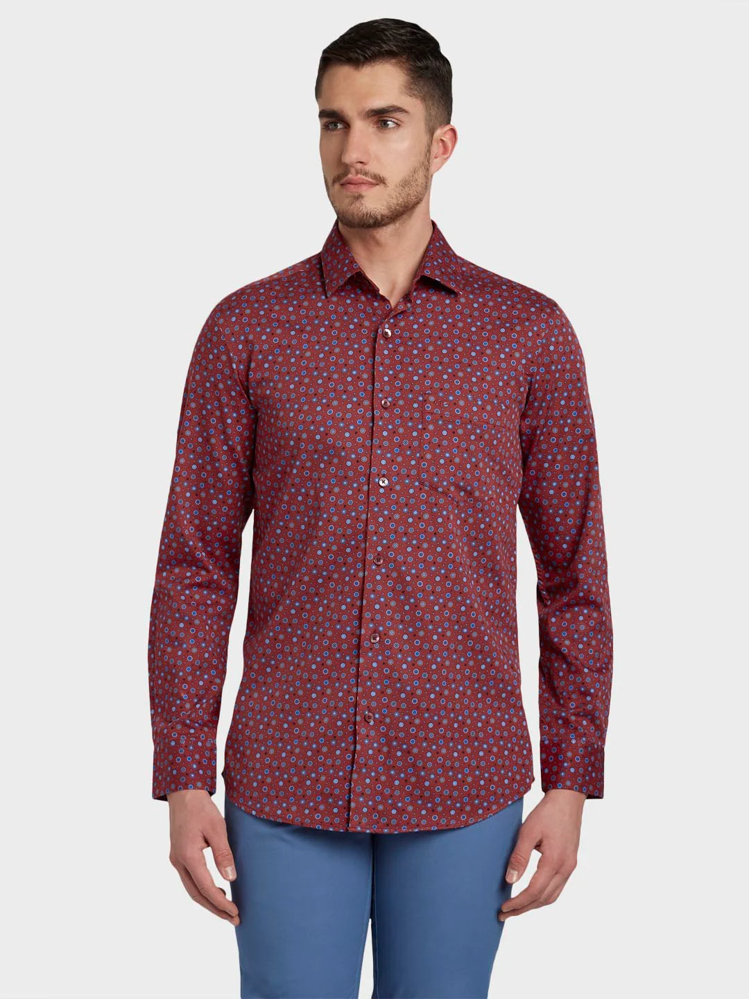 Dark Red Shirt