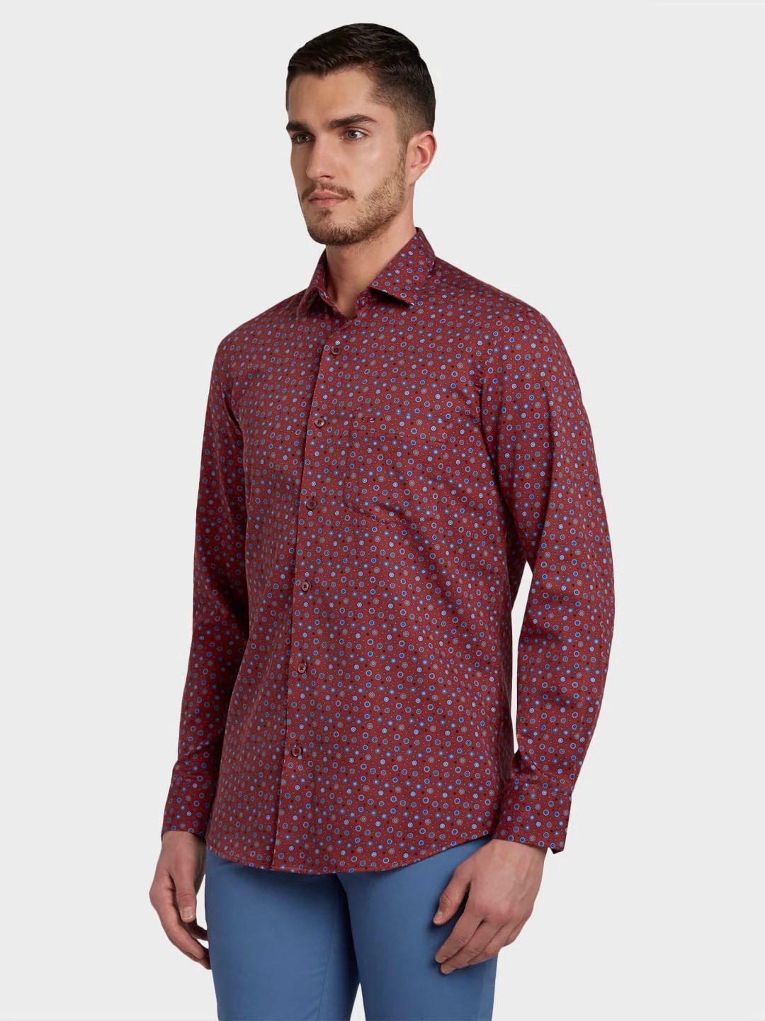 Dark Red Shirt - Image 3