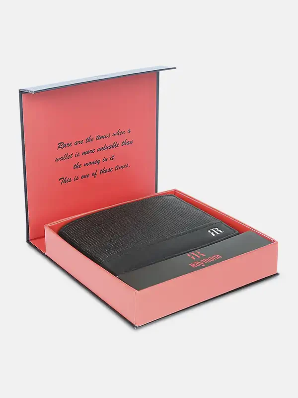 Men Black Leather Wallet