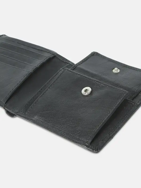 Men Black Leather Wallet - Image 5