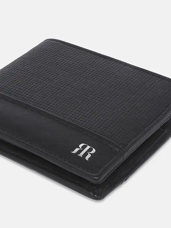 Men Black Leather Wallet - Image 6