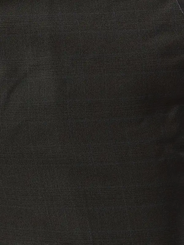 Men Black Neo Classic Fit Checks Polyester Blend Trouser - Image 7
