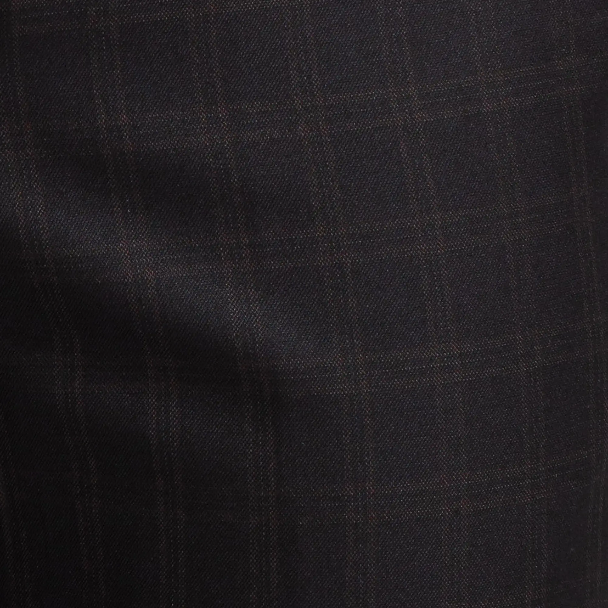 Men Black Neo Classic Fit Checks Polyester Blend Trouser - Image 7