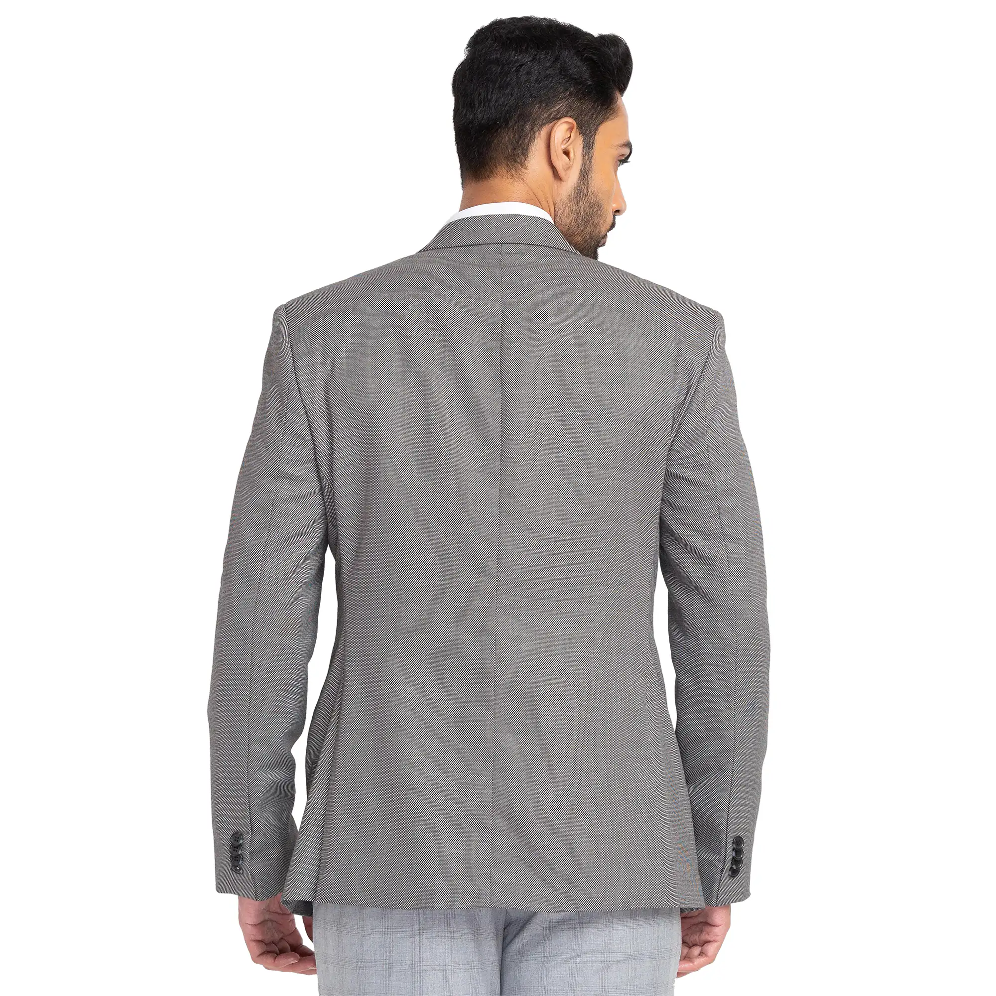 Men Black Regular Fit Polyester Blend Jackets - Image 4