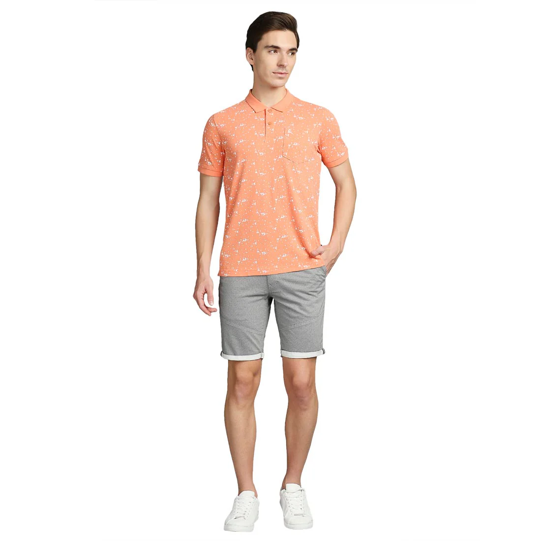 Men Black Resort Fit Solid Cotton Blend Shorts - Image 5