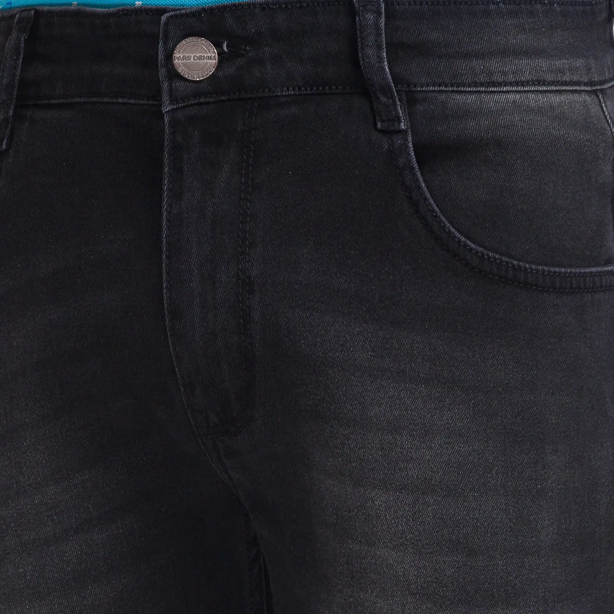Parx Men Black Skinny Fit Twill Jeans - Image 6