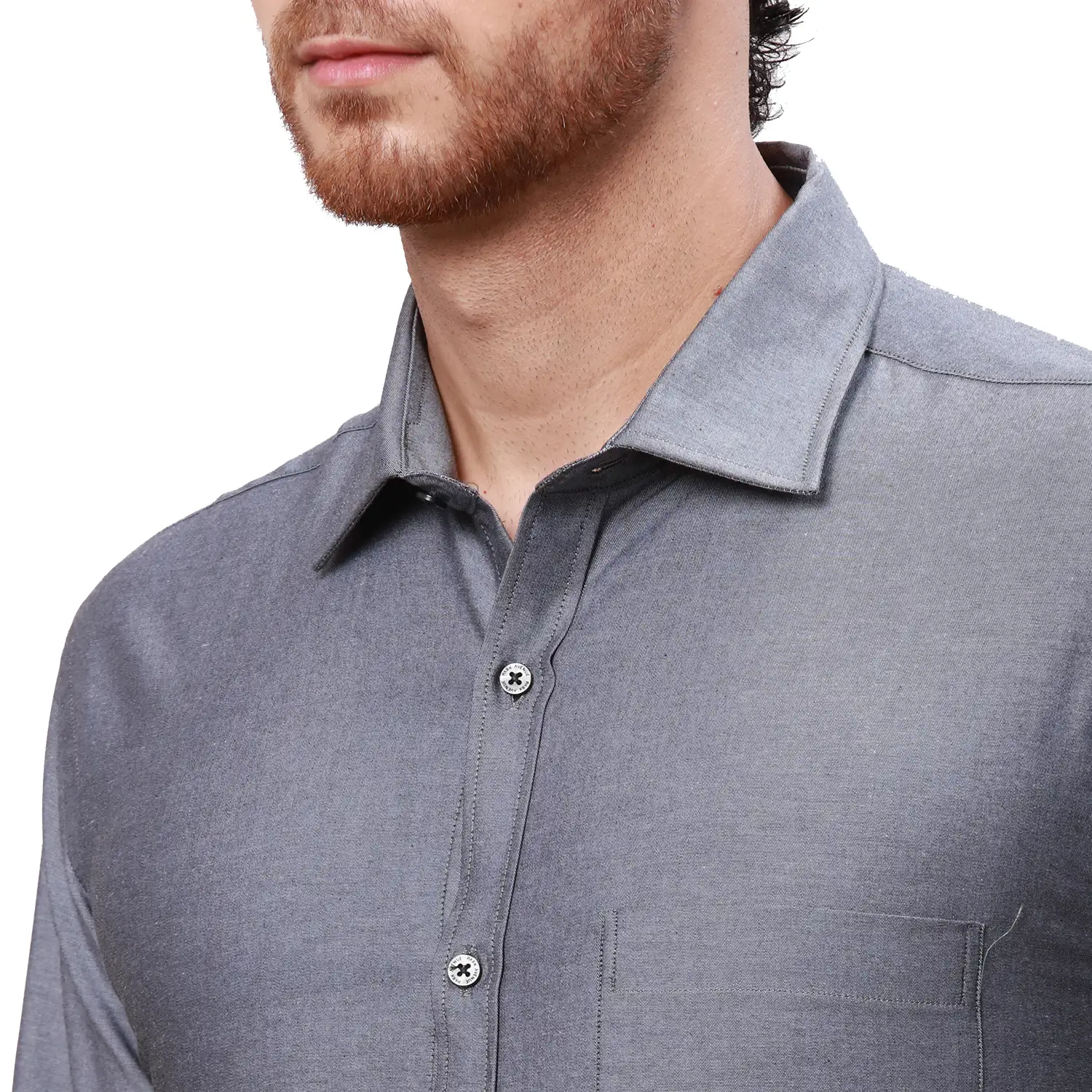 Park Avenue Men Black Slim Fit Twill Cotton Formal Shirt - Image 6