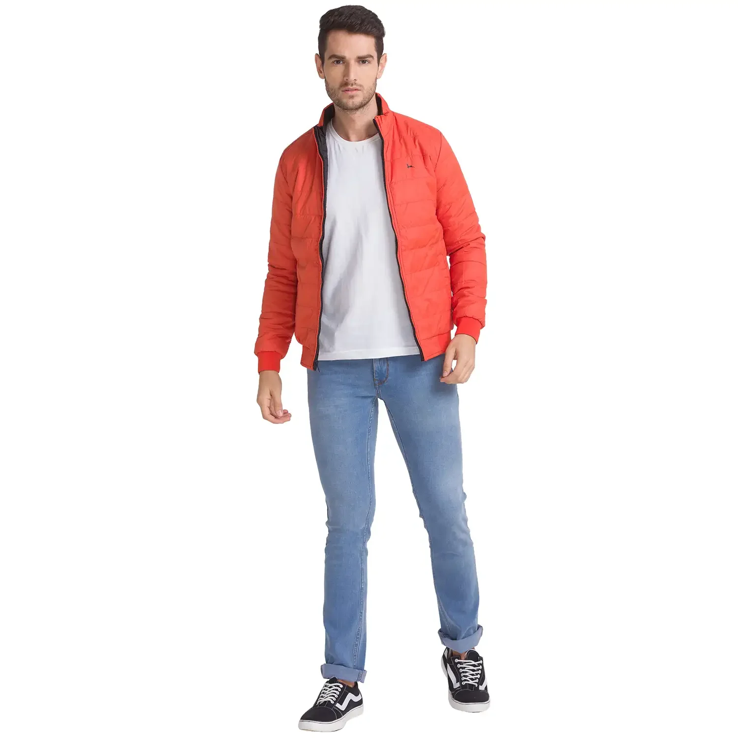 Men Black Solid Polyester Full Sleeve Jackets - Image 8
