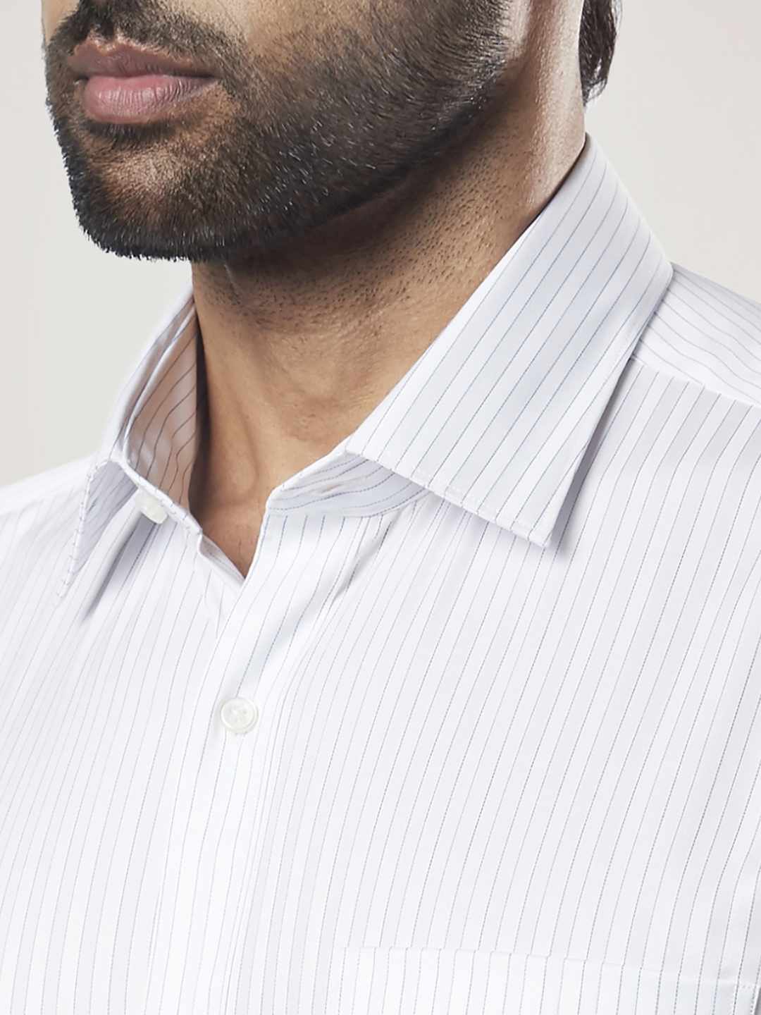 Men Blue Contemporary Fit Cotton Full Sleeve Shirts