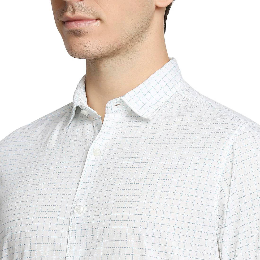 Men Blue Contemporary Fit Print Cotton Full Sleeve Shirts - Image 6