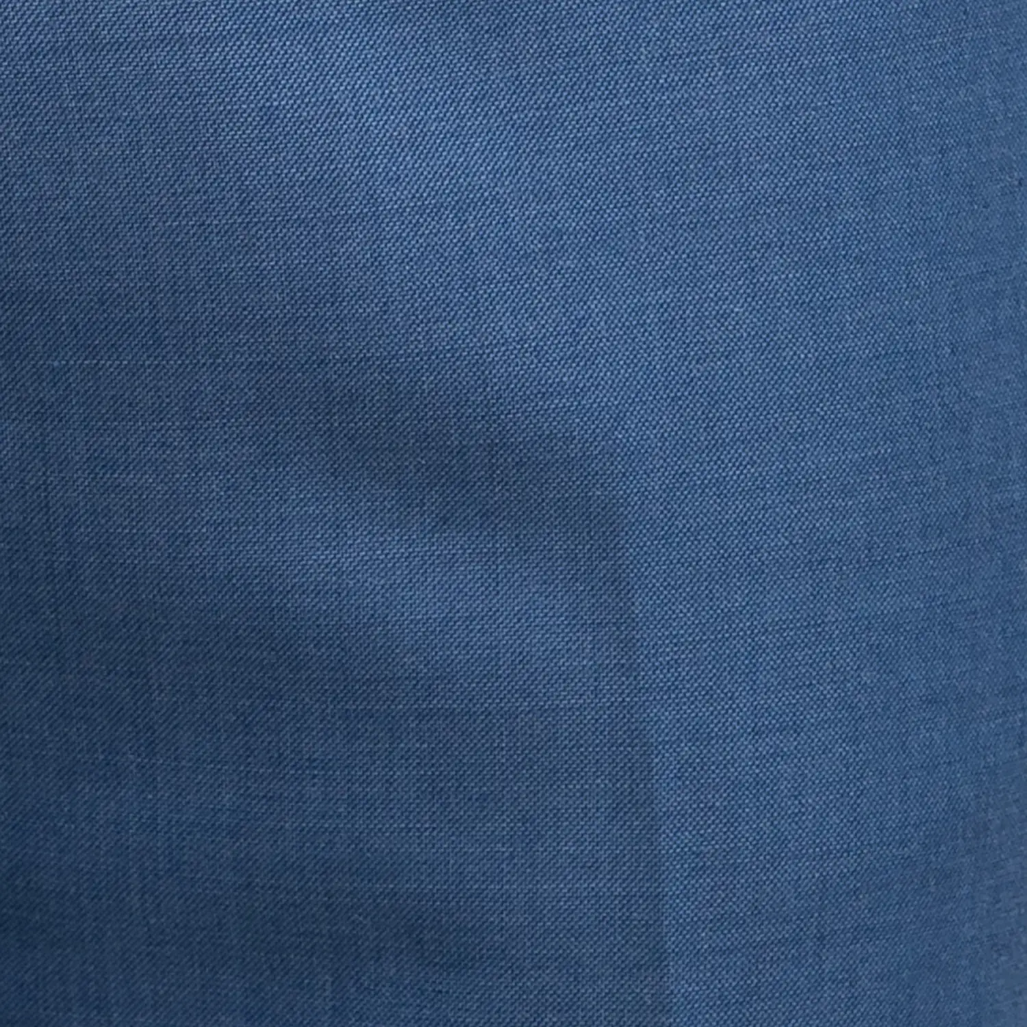 Men Blue Contemporary Fit Solid Polyester Blend Trouser - Image 6