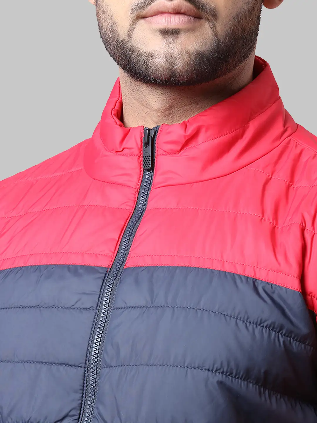 Men Blue Cut & Sew Polyester Full Sleeve Jackets - Image 6
