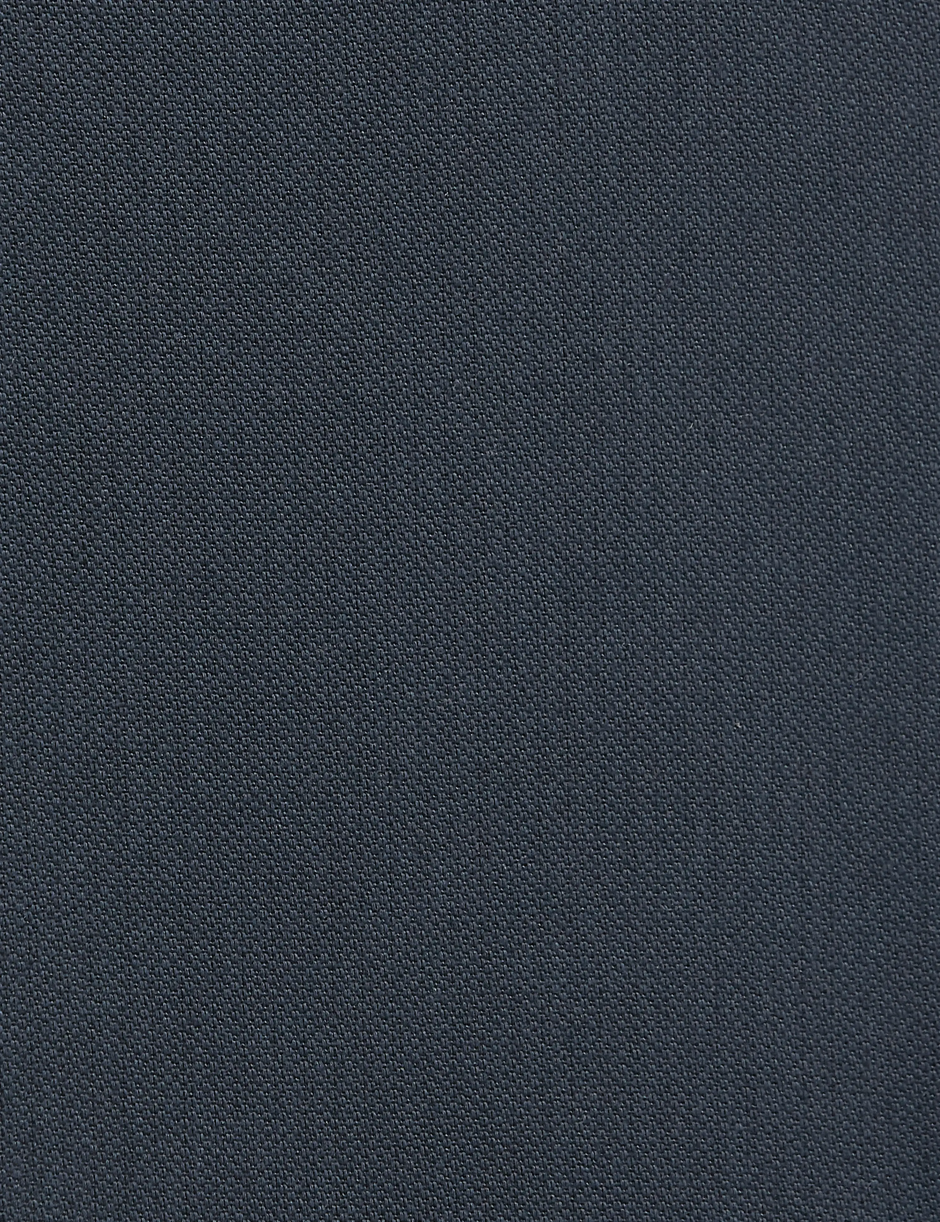 Men Blue Low Rise Tapered Fit Solid Cotton Blend Trouser - Image 7