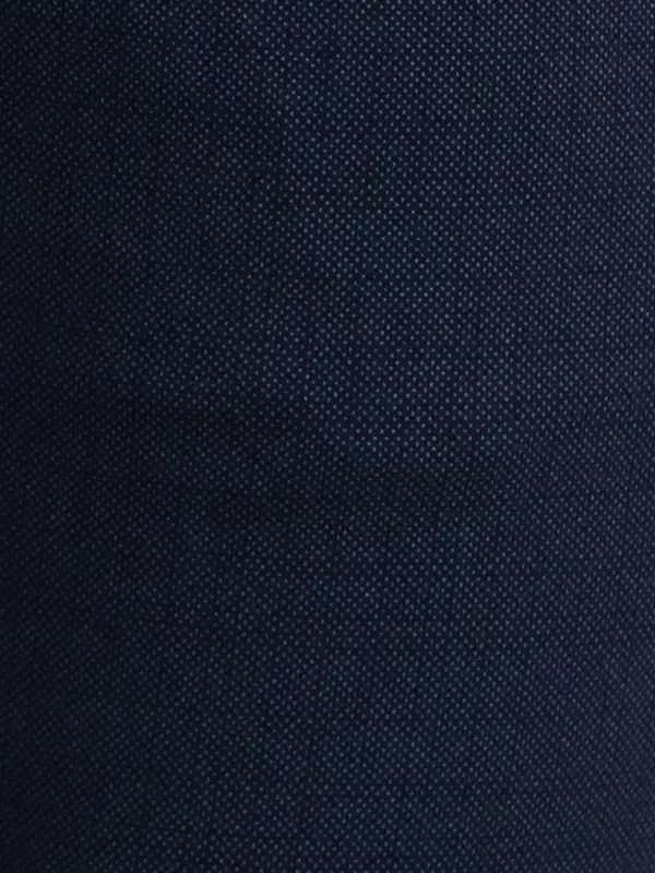 Men Blue Lrt Fit Print Cotton Blend Trouser - Image 7