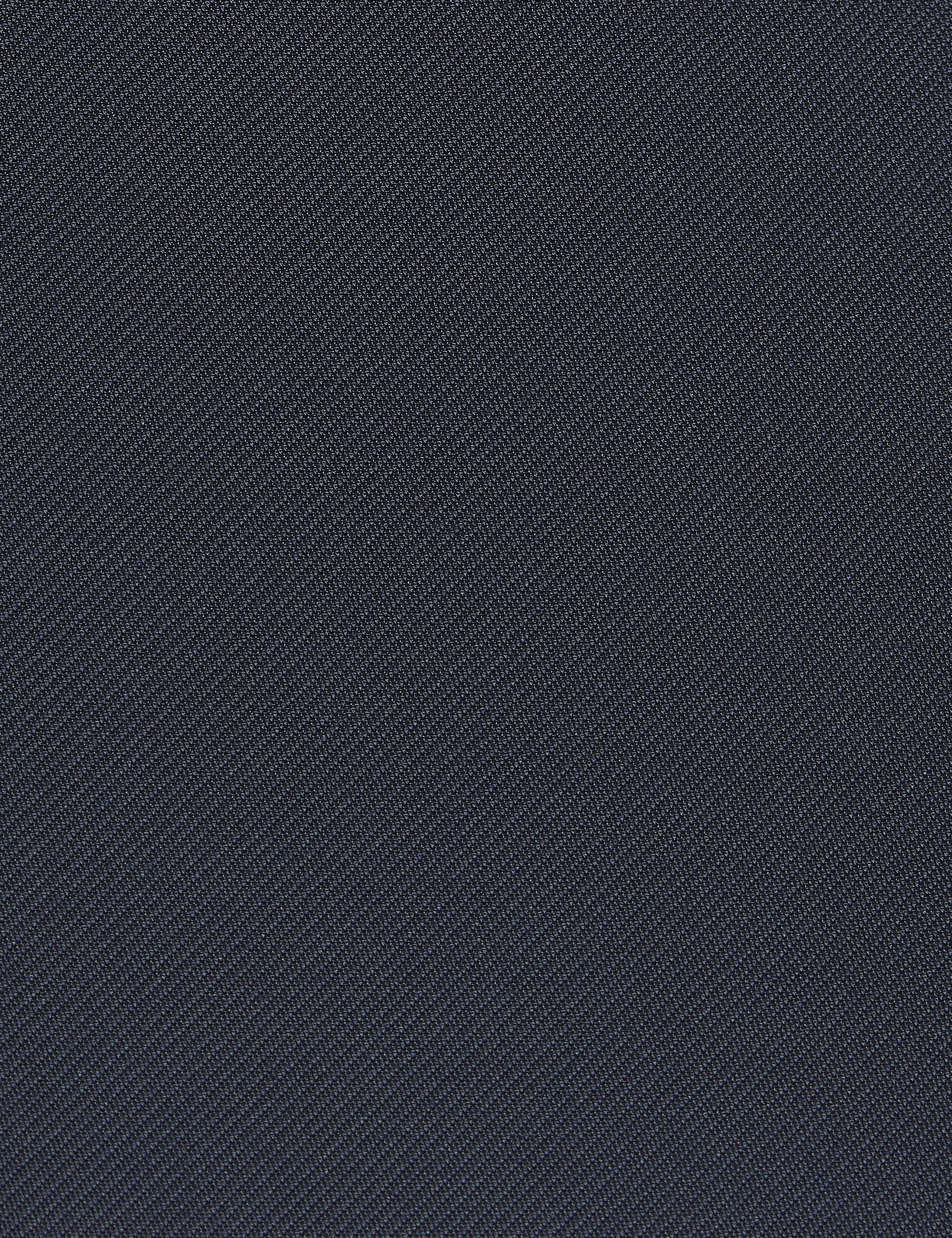 Men Blue Neo Fit Structure Terylene Blend Trouser - Image 7