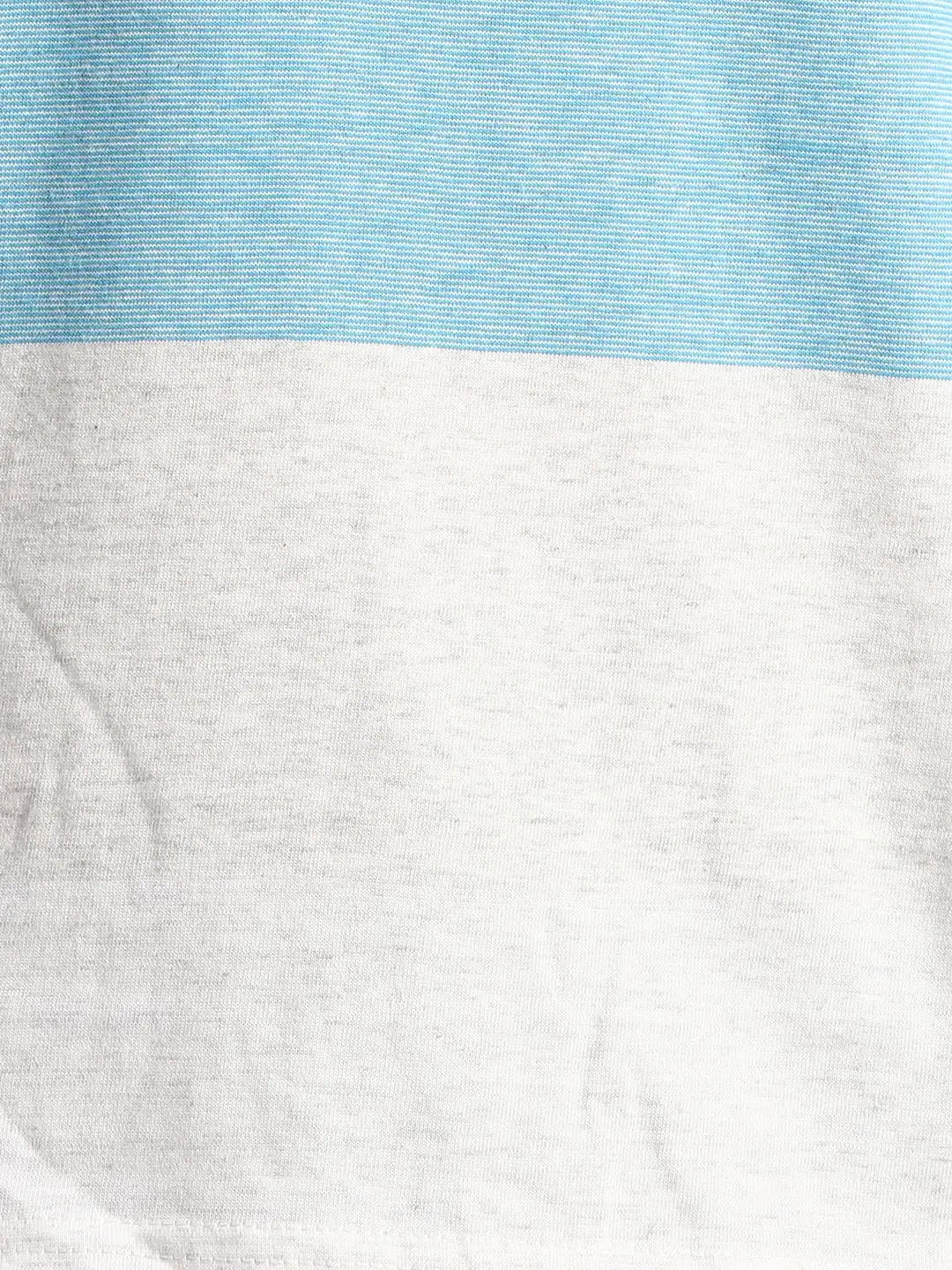 Men Blue Regular Fit Yarn Dyed Cotton Round Neck Collar Polo T-Shirt - Image 7