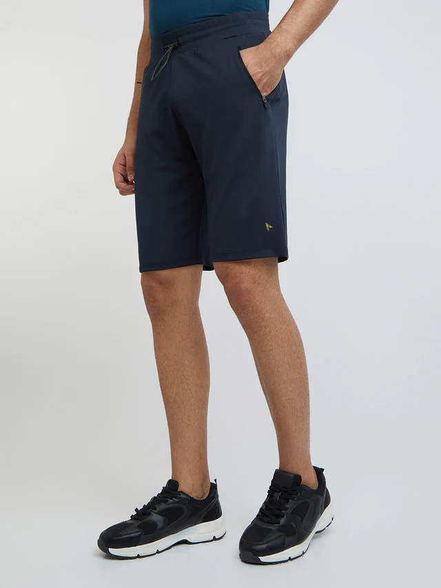 Parx Men Blue Shorts Fit Solid Shorts - Image 3