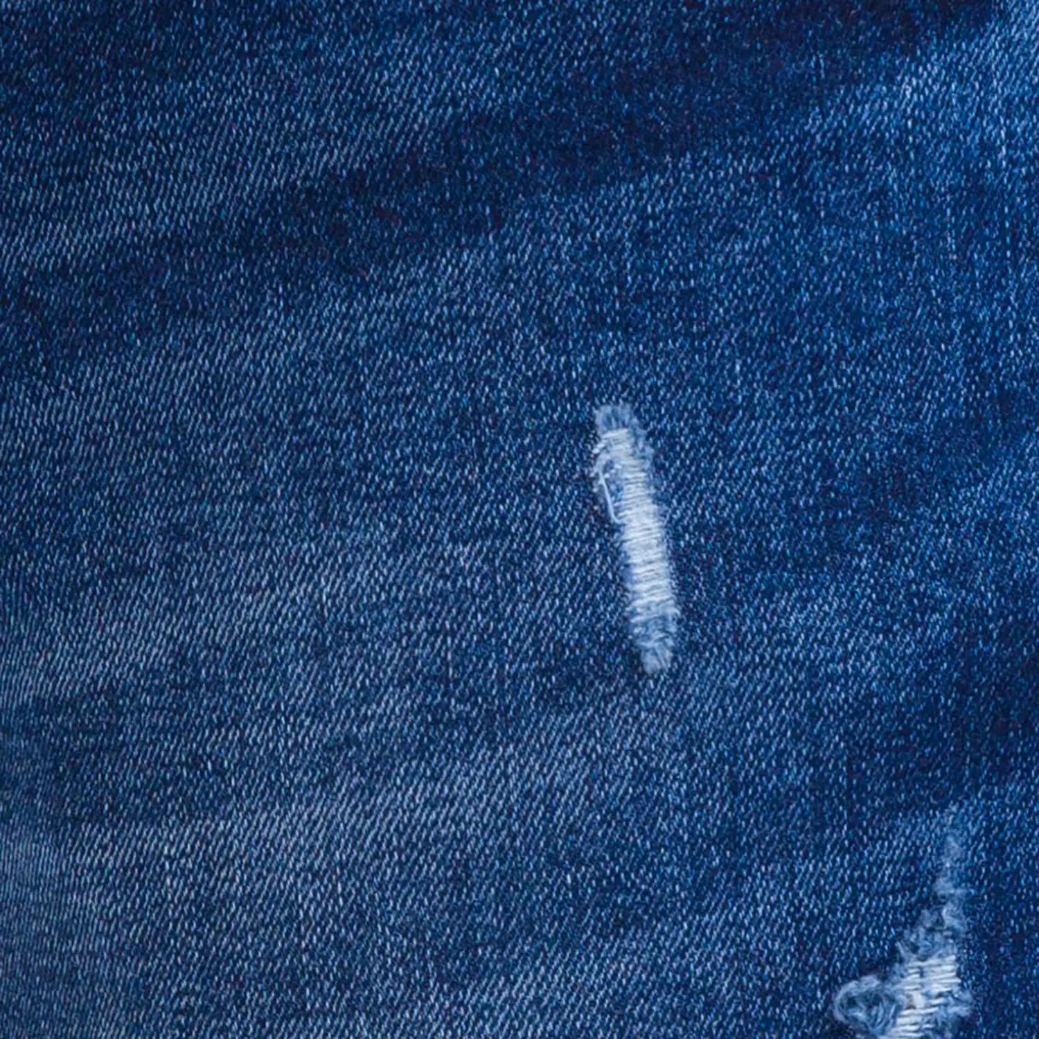 Men Blue Skinny Cropped Fit Twill Cotton Blend Jeans - Image 6