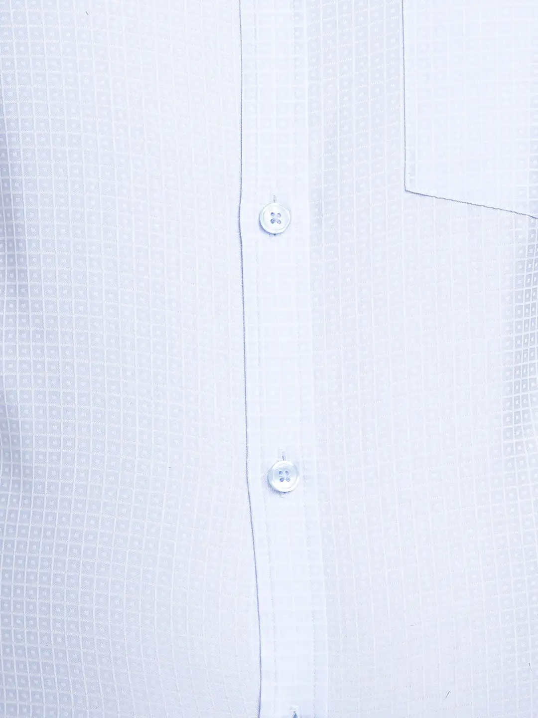 Men Blue Slim Fit Checks Cotton Shirts - Image 7
