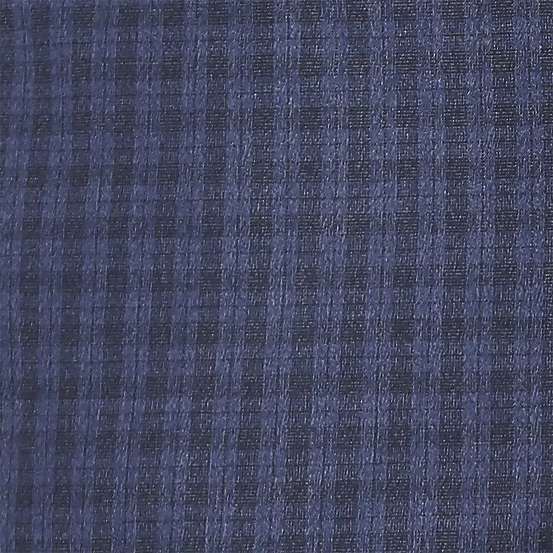 Men Blue Slim Fit Checks Polyester Blend Trouser - Image 7