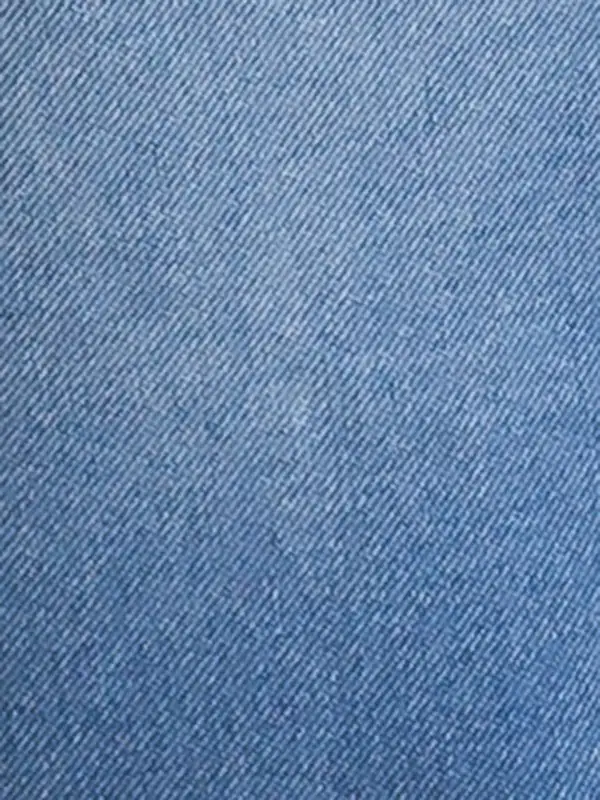 Men Blue Slim Fit Plain Cotton Blend Jeans - Image 7